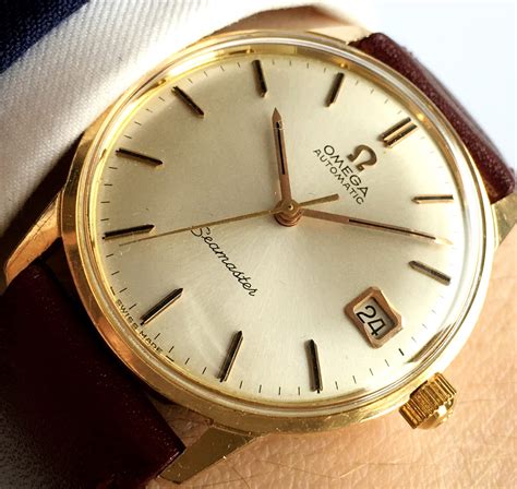 gold omega watch|best solid gold investment watches.